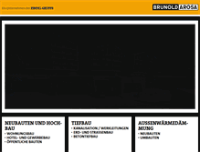 Tablet Screenshot of brunoldbau.ch